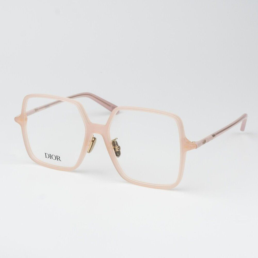 Dior MINI CD Women Eyeglasses Pink Square MINI CD O S7F 4000 BRAND NEW